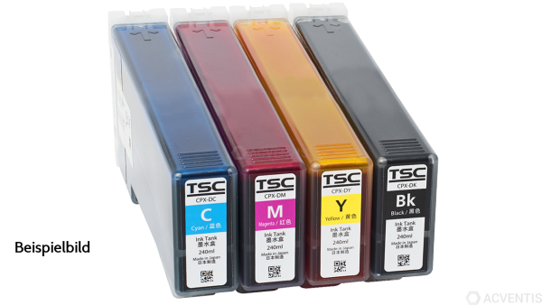 TSC Tintenpatrone für CPX4P, schwarz | 98-0790006-00LF