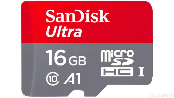 SANDISK Ultra 16GB Speicherkarte, microSD Karte, A1, Class10, UHS-1 | SDSQUAR-016G-GN6MA
