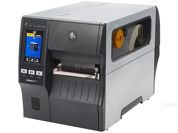ZEBRA ZT411 Etikettendrucker, 12 Punkte/mm (300dpi), Disp. (Farbe), RTC, EPL, ZPL, ZPLII, USB, USB-H