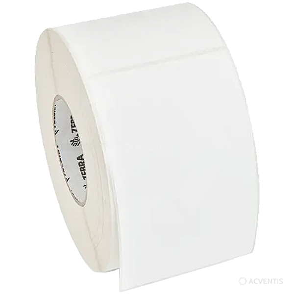ZEBRA PolyO 3100T - Etikettenrolle, Kunststoff, 51 x 25 mm, A⌀ 203mm, K⌀ 76mm, weiß, glänzend, 10 St