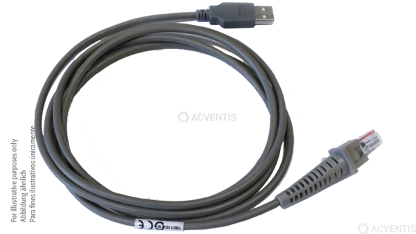 DATALOGIC USB-Anschlusskabel, mit Netzteilanschluss, 2m | 90A051902