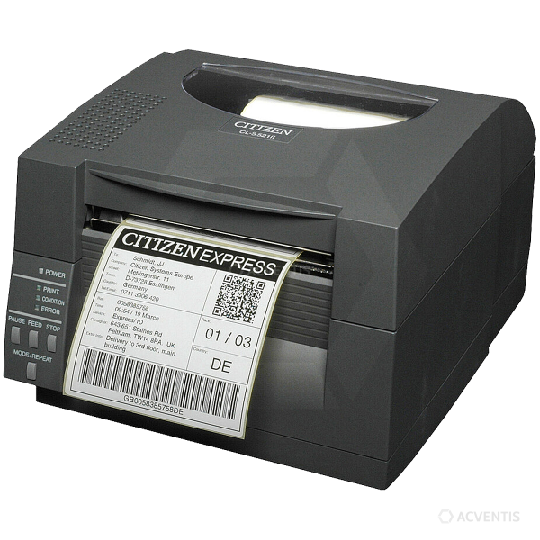 CITIZEN CL-S531II – Etikettendrucker 4.6&#039;&#039; TD 300dpi RS232 USB-B