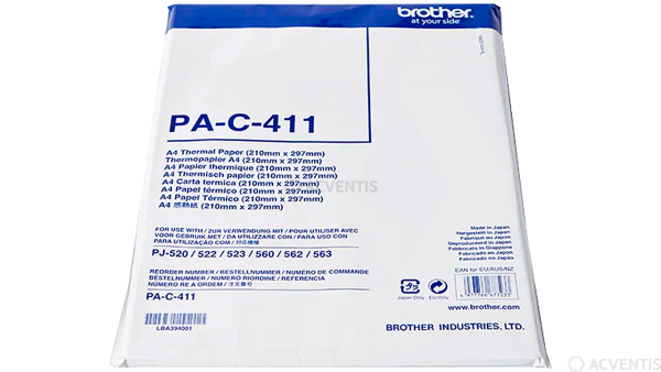 BROTHER Thermopapier, DIN A4, 100 Blatt | PAC411