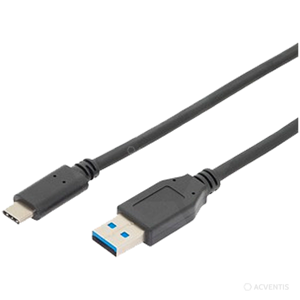 ASSMANN Digitus - Kabel USB-A ¬ USB-C, 1m, schwarz