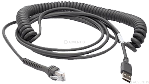 ZEBRA Verbindungskabel, powered USB, Länge: 4.6 m | CBA-U08-C15ZAR