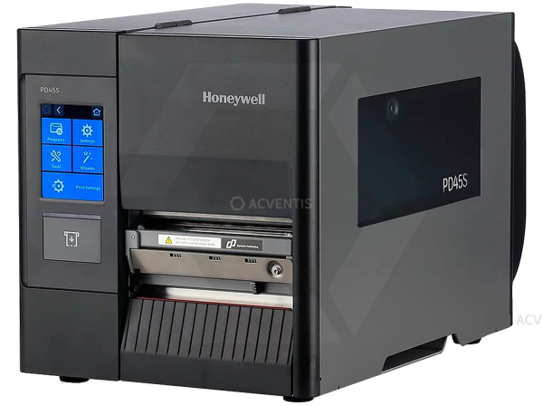 HONEYWELL PD45S, Impresora de etiquetas, Pantalla táctil LCD a color de 3.5&#039;&#039;, 12 puntos/mm (300 dpi), Pelador (Peeler), Rewind, LTS, ZPLII, ZSim II, IPL, DPL | PD45S0F0010020300