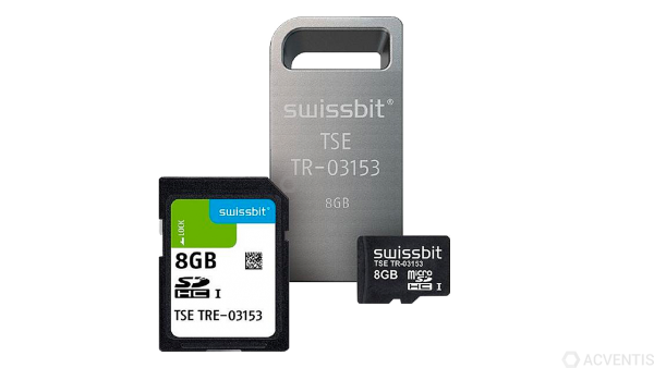 SWISSBIT TSE, microSD-Karte, 8 GB, Einzelblister | SFSD8192N3PM1TO-E-LF-C31-JA0