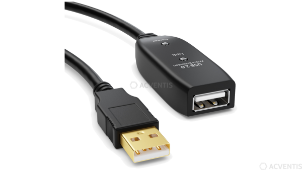 AEONTIS USB 2.0 Verlängerungskabel aktiv, 5m | AEO-MK9921