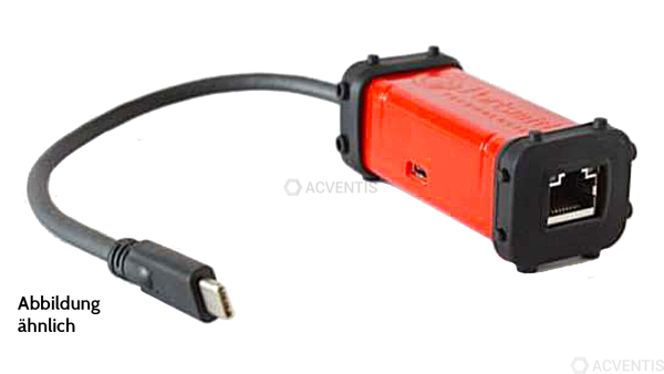 PORTSMITH Robuster USB-C zu Gigabit-Ethernet-Adapter - USB 3.0 Typ C Stecker | PS-PSPA1C1GE