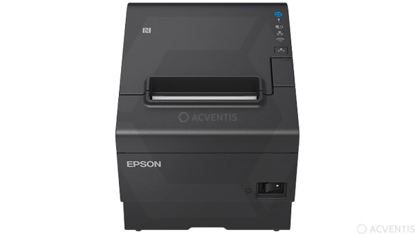 EPSON TM-T88VII, USB, USB-Host, poweredUSB, Ethernet, ePOS, schwarz