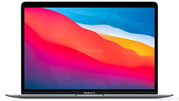 APPLE MacBook Air 13&quot; (2020) – Notebook, 256 GB, Space Grau, M1 Chip, 8-Core CPU, 7-Core GPU, 16-Cor