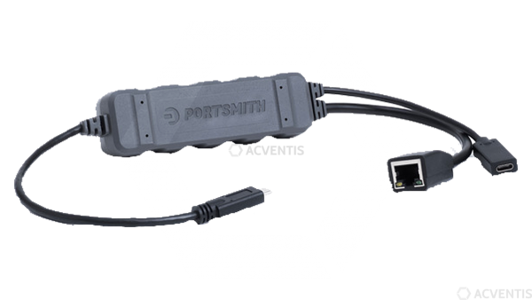 PORTSMITH Robuster USB-C zu Gigabit-Ethernet-Adapter - USB 3.1 Typ C Stecker | PSPA1C1GE-R