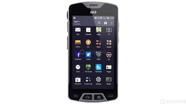 M3 MOBILE SM10 LTE, 1D, BT, WLAN, 4G, GPS, GMS, erw. Akku, Android | SM104N-L1CHSE-00-00