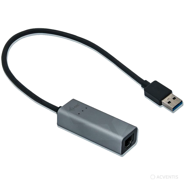 I-TEC USB 3.0 Metal Gigabit Ethernet Adapter - USB 3.0 ¬ RJ-45