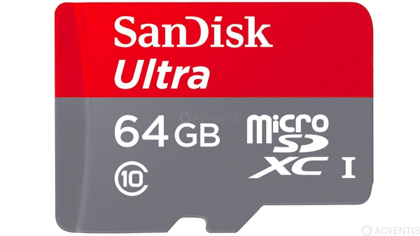 SANDISK Ultra 64GB Speicherkarte, microSD Karte, A1, Class10, UHS-1 | SDSQUAR-064G-GN6MA