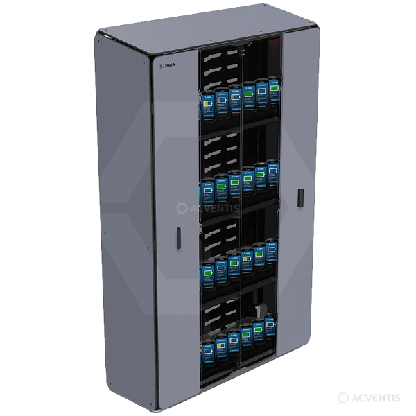 ZEBRA Intelligent Cabinet, Extreme, Flat Packed Version, 5 Regale