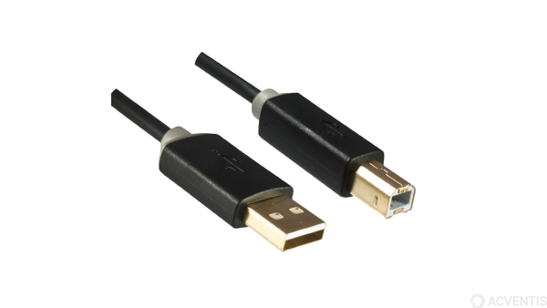 AEONTIS HQ USB 2.0 Kabel, USB-A auf USB-B Stecker, 2m | AEO-7UB-044-20